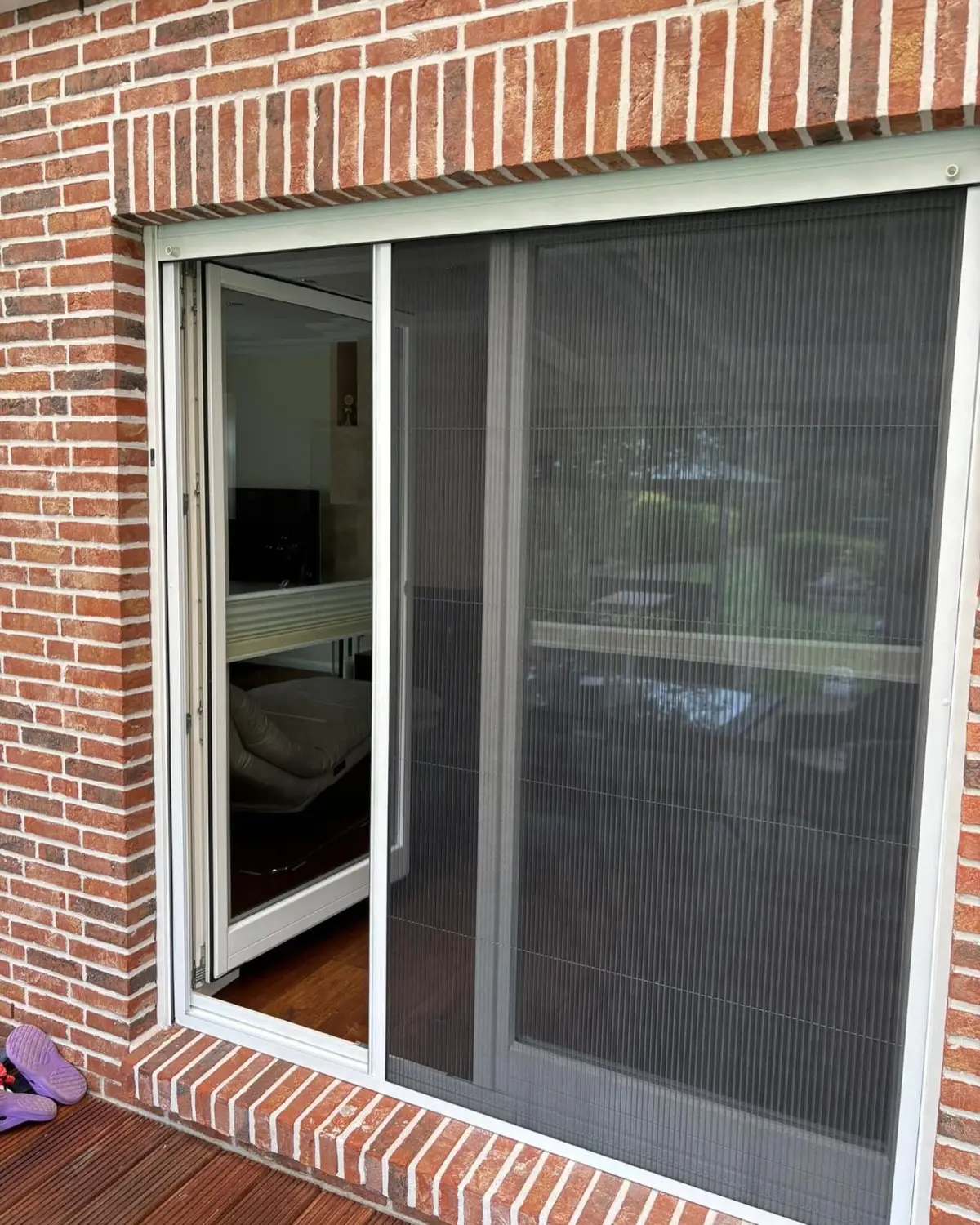 SK Sicht- und Insektenschutz- Fliegengitter für großes Fenster